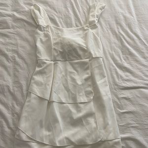 white sun dress